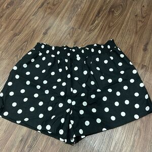 Weworewhat Polka Dot Elastic Short